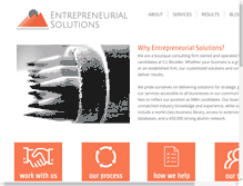 Tablet Screenshot of entrepsolutions.com